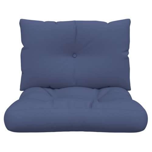 Set jastuka za palete modri 60 x 38 x 13 cm od tkanine - Modra 2 Cijena