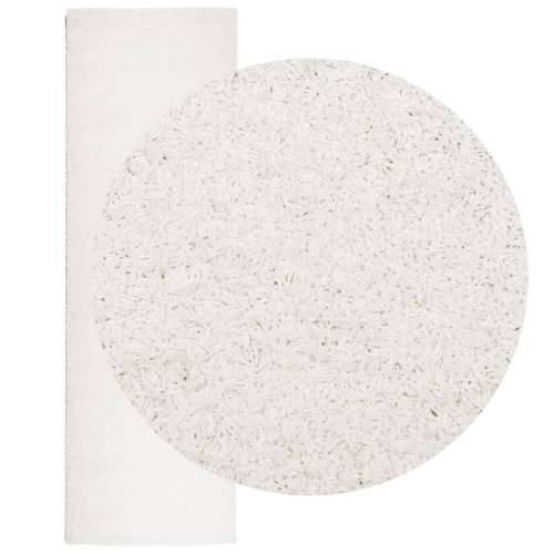 Čupavi tepih PAMPLONA s visokim vlaknima moderni krem 80x250 cm - Krema 80 x 250 cm Cijena