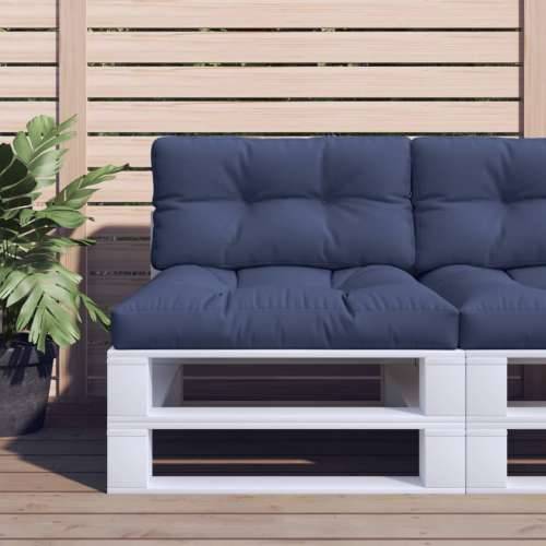 Set jastuka za palete modri 70 x 40 x 12 cm od tkanine - Modra 70 x 70 x 12 cm 1 Cijena