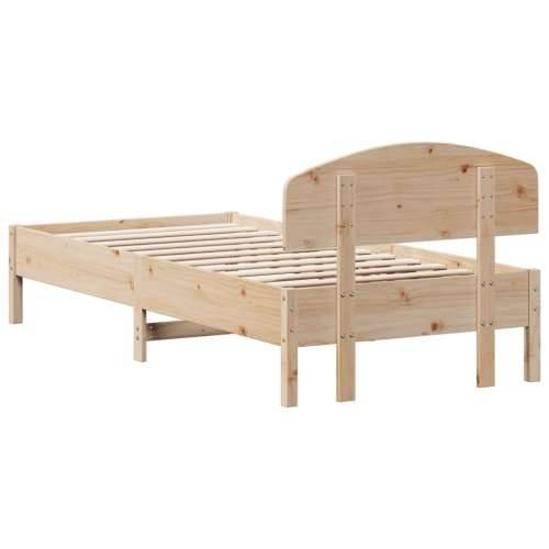 Okvir kreveta bez madraca 90 x 200 cm od masivne borovine Prirodna 90 x 200 cm Cijena