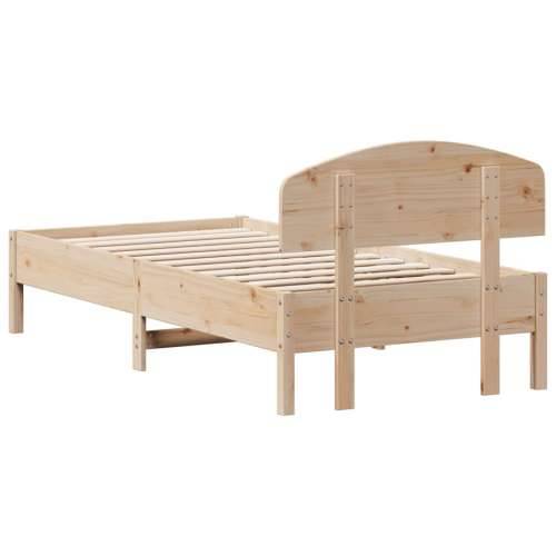 Okvir kreveta bez madraca 90 x 190 cm od masivne borovine - Prirodna 90 x 190 cm Cijena