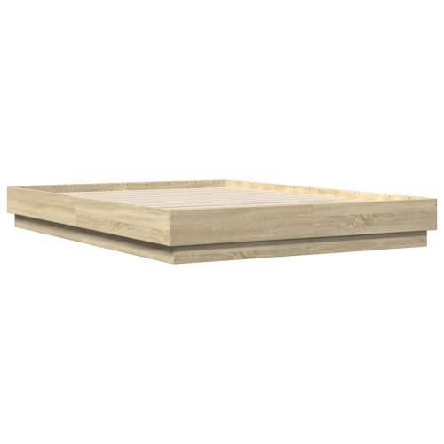 Okvir za krevet boja hrasta 160x200 cm od konstruiranog drva - sonoma hrast 160 x 200 cm Cijena