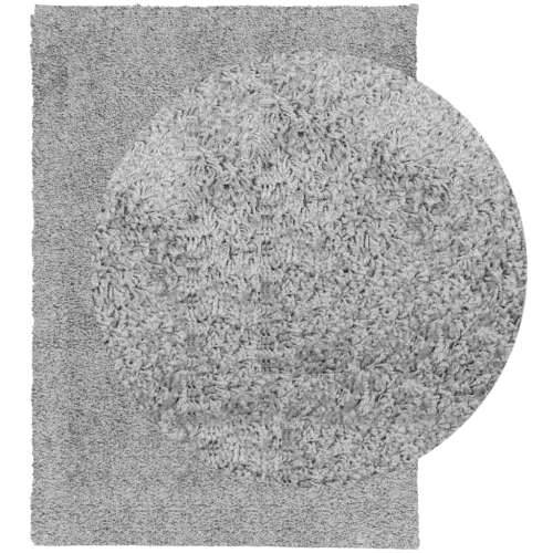 Čupavi tepih PAMPLONA visoka vlakna moderni sivi 200 x 280 cm - Siva 200 x 280 cm Cijena
