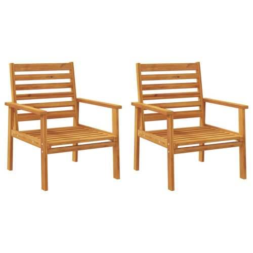 4-dijelna vrtna garnitura od masivnog drva bagrema - Smeđa 2x chair + bench + table 1 Cijena