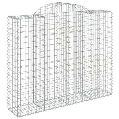 Lučne gabionske košare 15kom 200x50x160/180cm pocinčano željezo - 200 x 50 x 160/180 cm 15 Cijena
