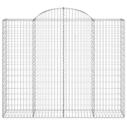 Lučne gabionske košare 15kom 200x50x160/180cm pocinčano željezo - 200 x 50 x 160/180 cm 15 Cijena