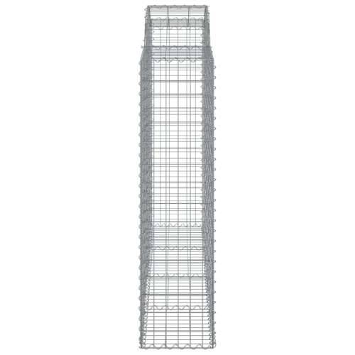 Lučne gabionske košare 15kom 200x50x160/180cm pocinčano željezo - 200 x 50 x 160/180 cm 15 Cijena