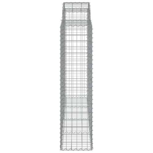 Lučne gabionske košare 18kom 200x50x160/180cm pocinčano željezo - 200 x 50 x 160/180 cm 18 Cijena