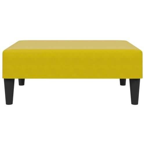 2-dijelni set sofa žuti baršunasti - Žuta S naslonom za ruke Cijena