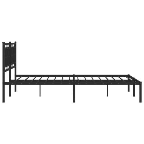 Metalni okvir za krevet s uzglavljem crni 183x213 cm - Crna 183 x 213 cm s uzglavljem Cijena