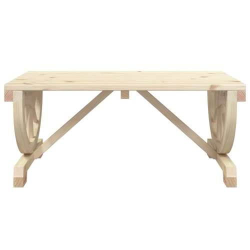 Vrtni stolić za kavu 90 x 50 x 40 cm od masivne jelovine - Smeđa 1 Cijena