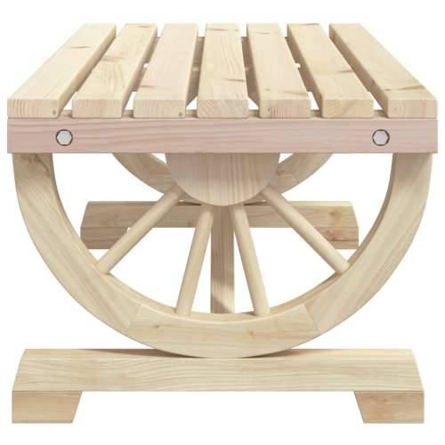 Vrtni stolić za kavu 90 x 50 x 40 cm od masivne jelovine - Smeđa 1 Cijena