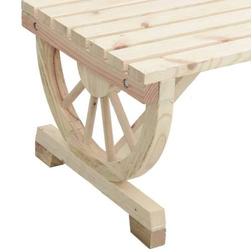 Vrtni stolić za kavu 90 x 50 x 40 cm od masivne jelovine - Smeđa 1 Cijena