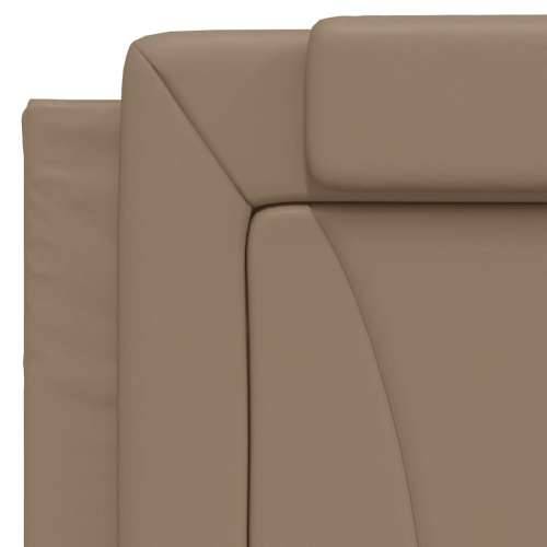 Okvir kreveta s LED svjetlom cappuccino 100x200 cm umjetna koža - Boja cappuccina 100 x 200 cm Cijena