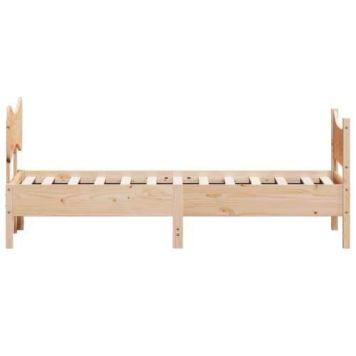 Okvir kreveta bez madraca 90 x 200 cm od masivne borovine Prirodna boja bora 90 x 200 cm Cijena