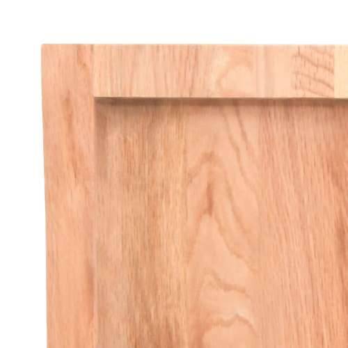 Stolna ploča svjetlosmeđa 220x50x(2-4) cm obrađena hrastovina - Svjetlosmeđa 220 x 50 x 4 cm 1 Cijena