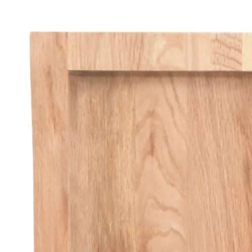 Stolna ploča svjetlosmeđa 220x50x(2-4) cm obrađena hrastovina - Svjetlosmeđa 220 x 50 x 4 cm 1 Cijena