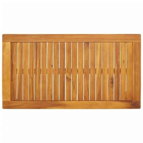 Vrtni stol - Blagovaonski stol 100 x 55 x 45 cm masivno bagremovo drvo - Smeđa 1 stol Cijena