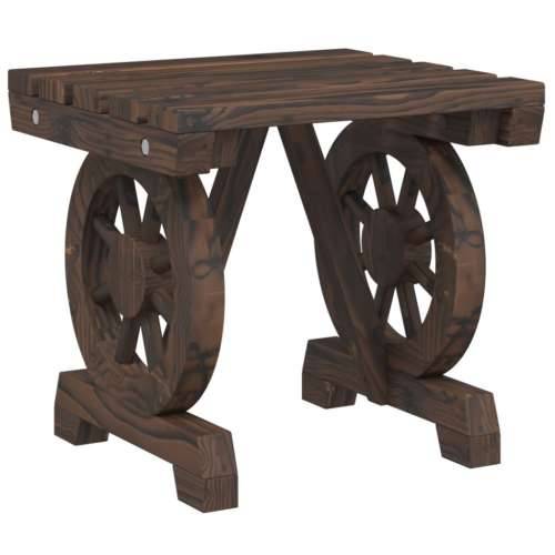 Vrtni tabure 40 x 36,5 x 38,5 cm od masivne jelovine - Tamno smeđa 40 x 36,5 x 38,5 cm 1 Cijena