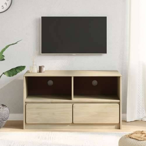 TV ormarić SAUDA boja hrasta 99 x 43 x 55 cm masivna borovina  Cijena