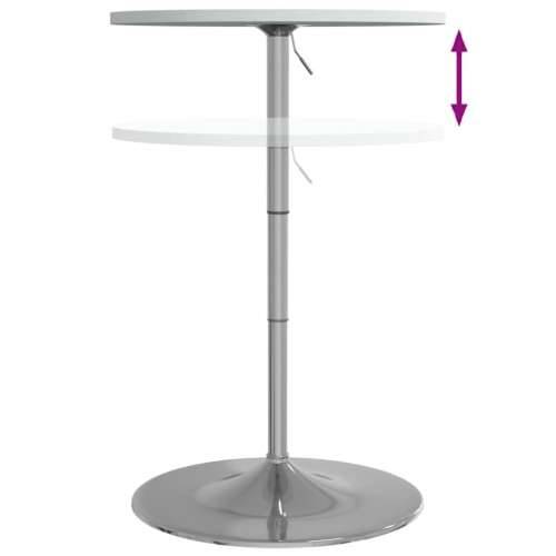 Barski stol bijeli 60 x 60 x 90 cm drvo i kromirani čelik - Bijela 60 x 60 x 90 cm 1 Cijena