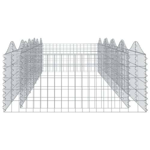 Lučna gabionska povišena gredica 400x100x50cm pocinčano željezo - 400 x 100 x 50 cm 1 Cijena