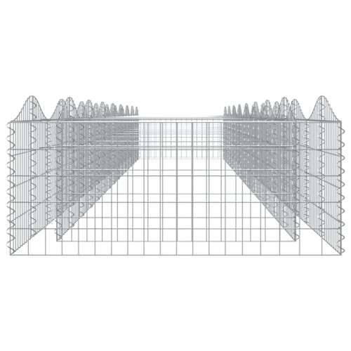 Lučna gabionska povišena gredica 800x100x50cm pocinčano željezo - 800 x 100 x 50 cm 1 Cijena