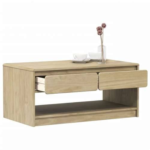 Stolić za kavu SAUDA boja hrasta 99x55x45 cm masivna borovina Cijena