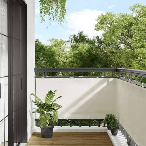 Balkonski zaslon krem 75x800 cm 100 % poliester Oxford - Krema 75 x 800 cm 1 Cijena