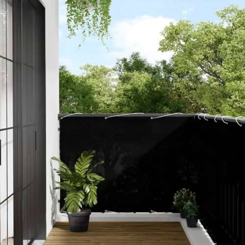 Balkonski zaslon crni 120x800 cm 100 % poliester Oxford - Crna 120 x 800 cm 1 Cijena