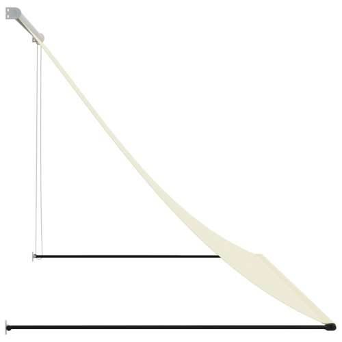 Tenda na uvlačenje krem 250 x 150 cm od tkanine i čelika - Krema 250 x 150 cm 1 Cijena