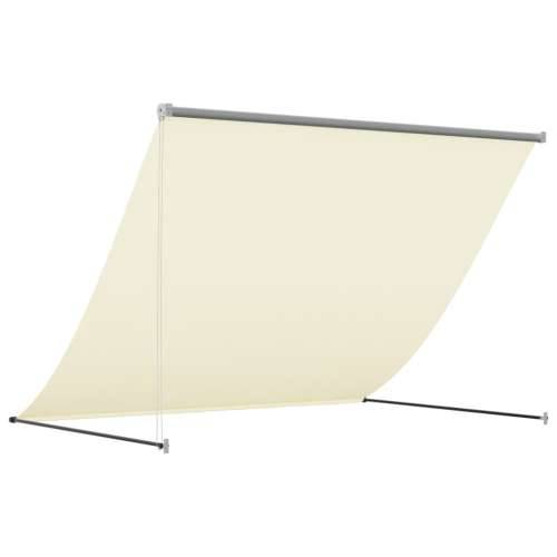 Tenda na uvlačenje krem 250 x 150 cm od tkanine i čelika - Krema 250 x 150 cm 1 Cijena