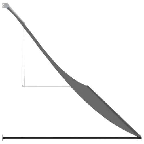 Tenda na uvlačenje antracit 400 x 150 cm od tkanine i čelika - Antracit 400 x 150 cm 1 Cijena