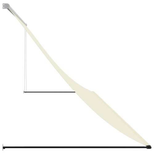 Tenda na uvlačenje krem 400 x 150 cm od tkanine i čelika - Krema 400 x 150 cm 1 Cijena