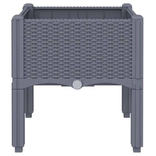 Vrtna sadilica s nogama plava siva 40 x 40 x 42 cm PP - Plavo-siva 40 x 40 x 42 cm 1 Cijena