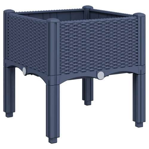 Vrtna sadilica s nogama plava siva 40 x 40 x 42 cm PP - Plavo-siva 40 x 40 x 42 cm 1 Cijena