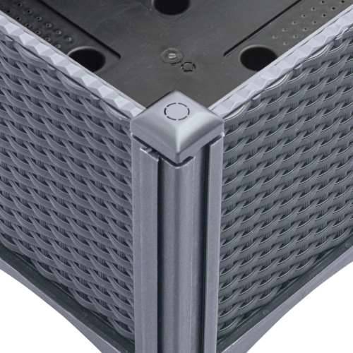 Vrtna sadilica s nogama plava siva 160 x 40 x 42 cm PP - Plavo-siva 160 x 40 x 42 cm 1 Cijena