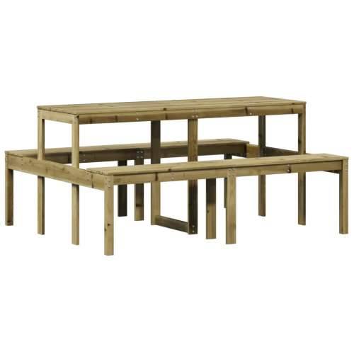 Stol za piknik 160 x 134 x 75 cm od impregnirane borovine - Prirodno impregnirano 160 x 134 x 75 cm 1 Cijena
