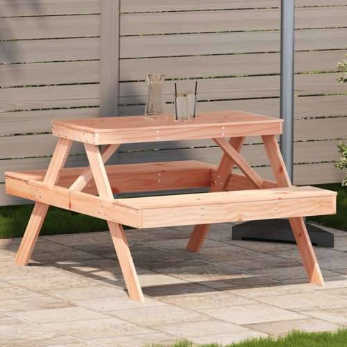 Stol za piknik 105 x 134 x 75 cm od masivnog drva duglazije - Prirodni douglas 1 Cijena
