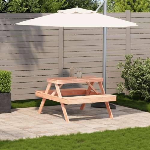 Stol za piknik 105 x 134 x 75 cm od masivnog drva duglazije - Prirodni douglas 1 Cijena
