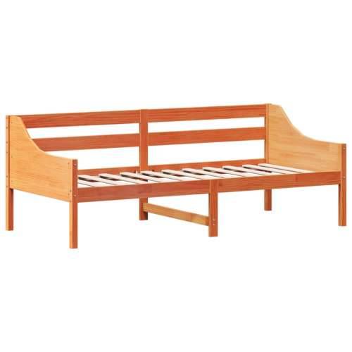Dnevni krevet bez madraca voštano smeđi 100x200 cm od borovine - Smeđa 100 x 200 cm Cijena