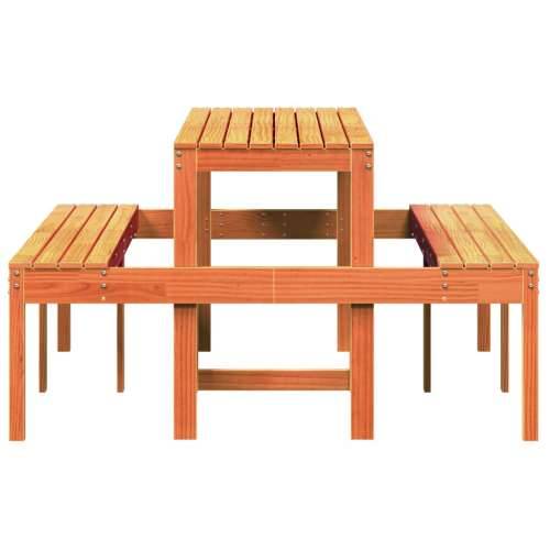 Stol za piknik voštano smeđi 160 x 134 x 75 cm masivna borovina - Voštano smeđa 160 x 134 x 75 cm 1 Cijena