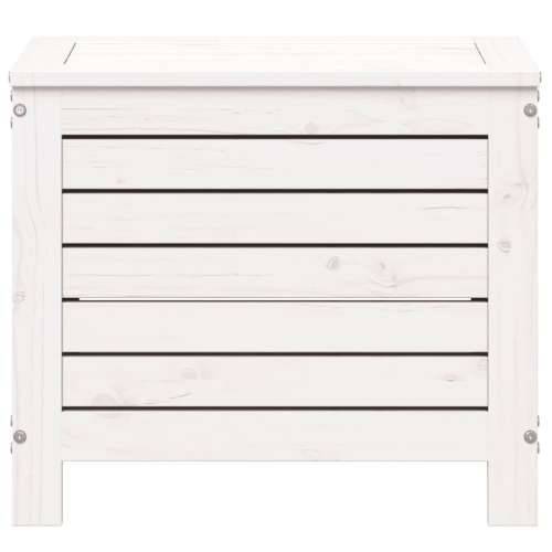 Vrtni tabure bijeli 62 x 31,5 x 52 cm od masivne borovine - Bijela borovina 1 Visoki tabure sa spremištem Cijena