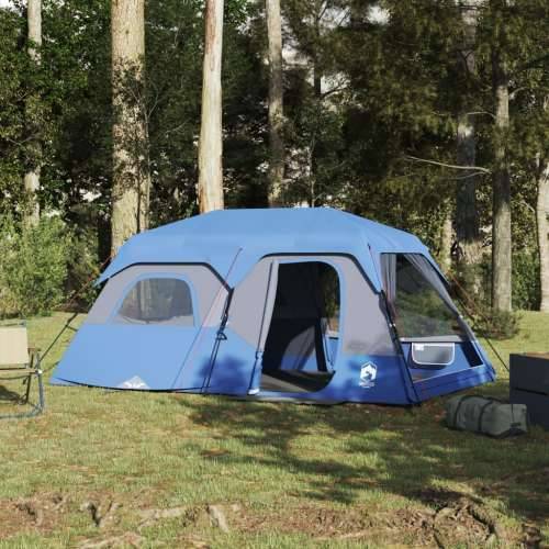 Šator za kampiranje za 9 osoba plavi vodootporni Cijena