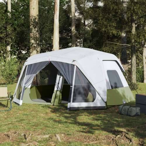 Šator za kampiranje s LED svjetlom za 10 osoba svjetlozeleni Cijena