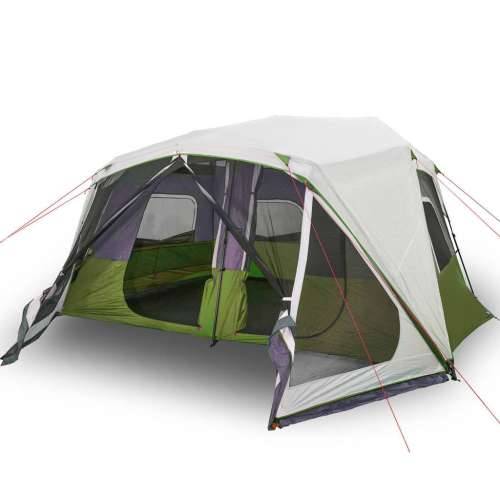 Šator za kampiranje s LED svjetlom za 10 osoba svjetlozeleni Cijena