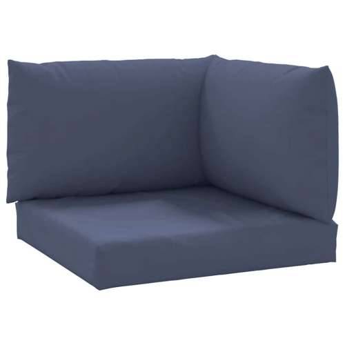 Jastuci za palete 3 kom modri od tkanine Oxford - Modra 1 kutna sofa Cijena