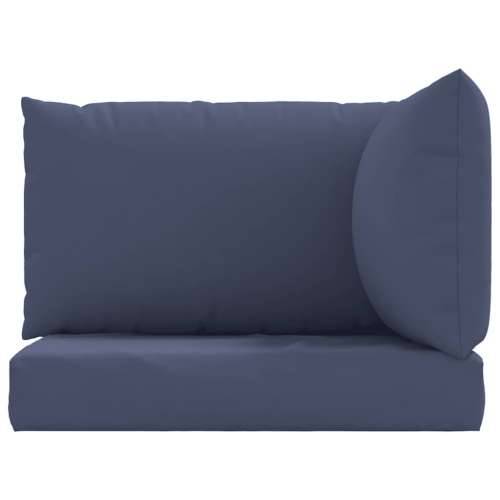 Jastuci za palete 3 kom modri od tkanine Oxford - Modra 1 kutna sofa Cijena