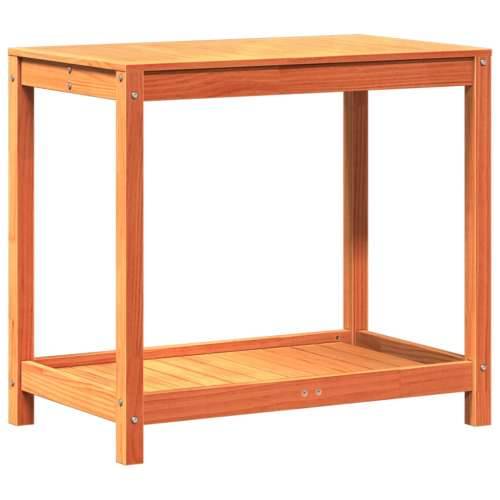Stol za sadnju s policom voštano smeđi 82,5x50x75 cm borovina - Voštano smeđa 82.5 x 50 x 75 cm 1 Cijena