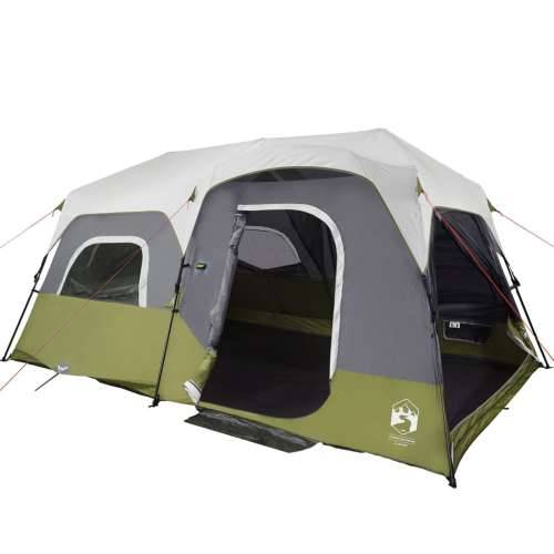 Šator za kampiranje s LED svjetlom za 9 osoba svjetlozeleni Cijena